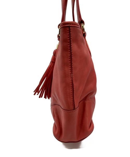 COLE HAAN（コールハーン）COLE HAAN (コールハーン) ハンドバッグ レッドの古着・服飾アイテム