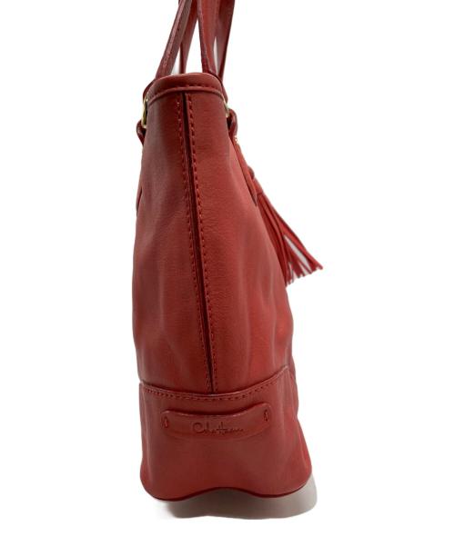 COLE HAAN（コールハーン）COLE HAAN (コールハーン) ハンドバッグ レッドの古着・服飾アイテム
