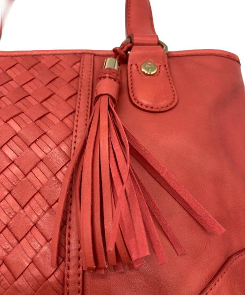 COLE HAAN（コールハーン）COLE HAAN (コールハーン) ハンドバッグ レッドの古着・服飾アイテム