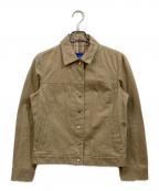 BURBERRY BLUE LABELバーバリーロンドンブルーレーベル）の古着「コットンジャケット」｜ブラウン
