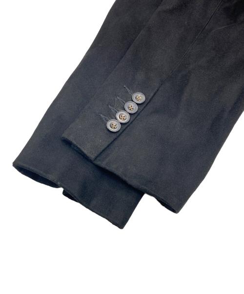 POLO RALPH LAUREN（ポロ・ラルフローレン）POLO RALPH LAUREN (ポロ・ラルフローレン) スエードレザーテーラードジャケット ブラック サイズ:Lの古着・服飾アイテム