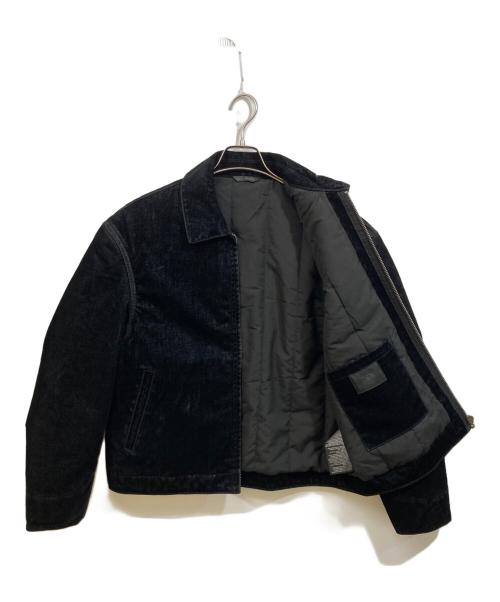 ZARA（ザラ）ZARA (ザラ) リラックスフィットベロアジャケット ブラック サイズ:SIZE Sの古着・服飾アイテム