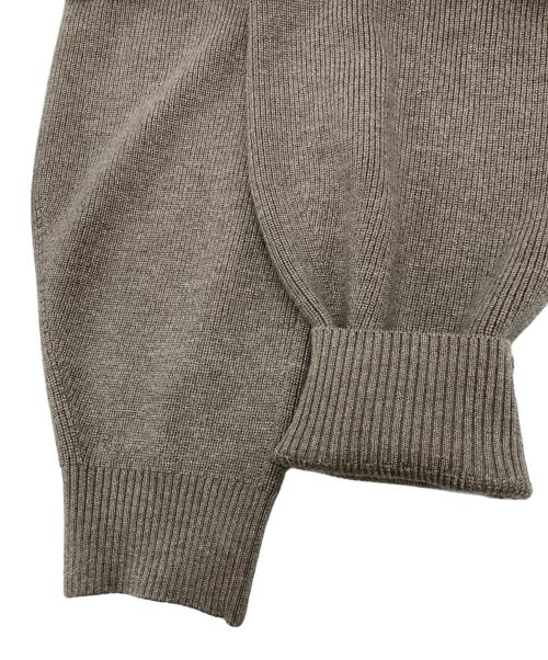 FRAY ID（フレイ アイディー）FRAY ID (フレイ アイディー) ウォッシャブルカシミヤシルクボートネックニット／ウォッシャブル ベージュ サイズ:SIZE Freeの古着・服飾アイテム