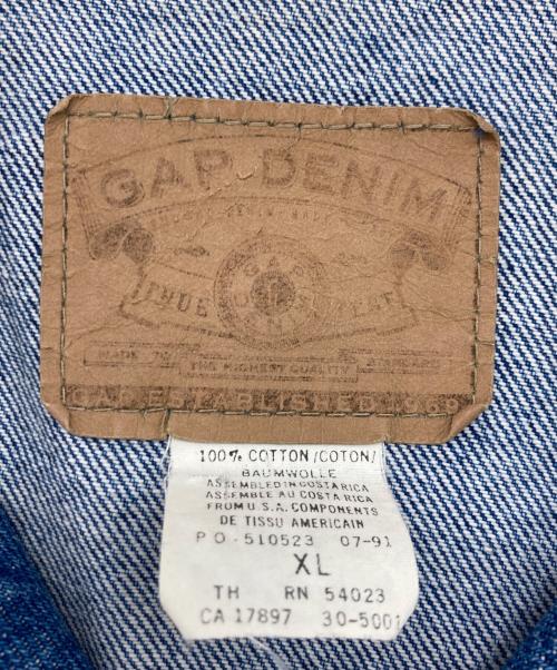 GAP（ギャップ）GAP (ギャップ) デニムジャケット インディゴ サイズ:	SIZE XLの古着・服飾アイテム