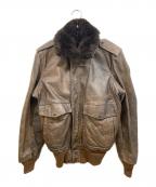 Schottショット）の古着「ボアライナーレザージャケット」｜ブラウン