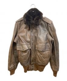 Schott（ショット）の古着「ボアライナーレザージャケット」｜ブラウン