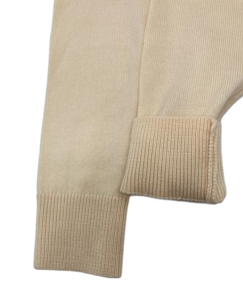 POLO RALPH LAUREN（ポロ・ラルフローレン）POLO RALPH LAUREN (ポロ・ラルフローレン) Vネックメリノウールニット アイボリー サイズ:	SIZE XSの古着・服飾アイテム