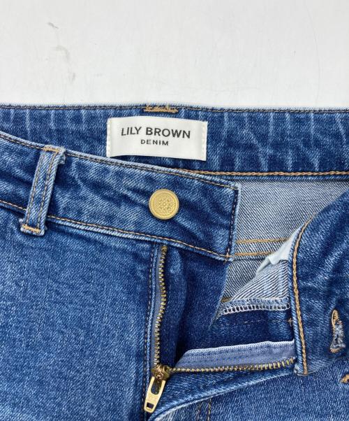 Lily Brown（リリーブラウン）Lily Brown (リリーブラウン) ストレッチフレアデニムパンツ インディゴ サイズ:SIZE 0の古着・服飾アイテム