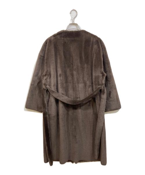 Ameri（アメリ）AMERI (アメリ) 2WAYソフトボアコート ブラウン サイズ:SIZE Freeの古着・服飾アイテム