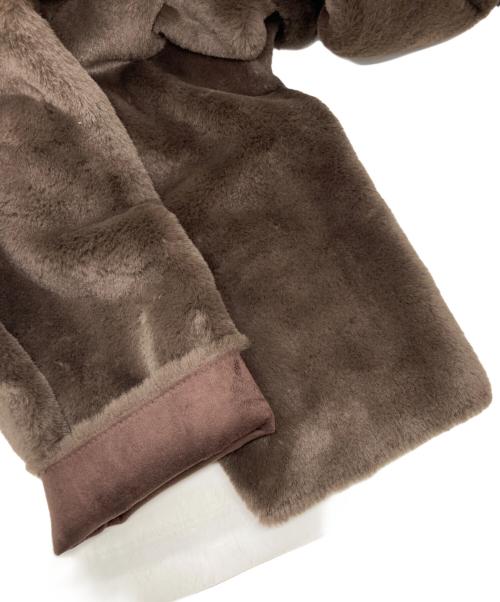 Ameri（アメリ）AMERI (アメリ) 2WAYソフトボアコート ブラウン サイズ:SIZE Freeの古着・服飾アイテム