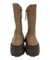 中古・古着 AMERI (アメリ) SHARK SOLE SQUARE BOOTS ベージュ サイズ:SIZE M（23.5cm～24cm）：5000円
