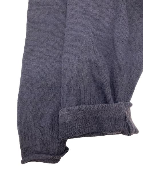 J.CREW（ジェイクルー）J.CREW (ジェイクルー) 古着リネンロールニット ネイビー サイズ:	SIZE Lの古着・服飾アイテム