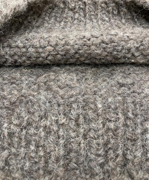 ISSEY SPORT（イッセイスポーツ）ISSEY SPORT (イッセイスポーツ) 総柄ニット グレー サイズ:	SIZE 9の古着・服飾アイテム