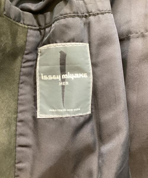 ISSEY MIYAKE MEN（イッセイミヤケメン）ISSEY MIYAKE MEN (イッセイミヤケメン) ヤギ革レザージャケット ブラウン サイズ:SIZE Mの古着・服飾アイテム