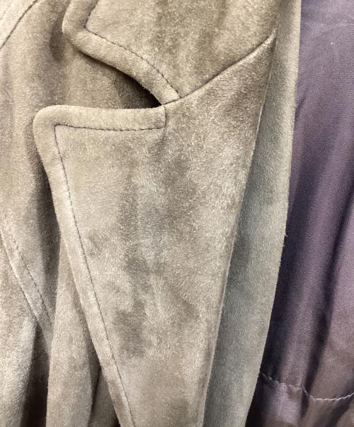 ISSEY MIYAKE MEN（イッセイミヤケメン）ISSEY MIYAKE MEN (イッセイミヤケメン) ヤギ革レザージャケット ブラウン サイズ:SIZE Mの古着・服飾アイテム