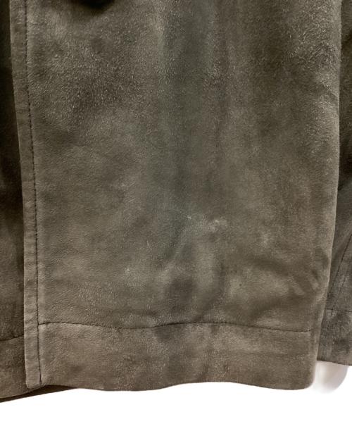 ISSEY MIYAKE MEN（イッセイミヤケメン）ISSEY MIYAKE MEN (イッセイミヤケメン) ヤギ革レザージャケット ブラウン サイズ:SIZE Mの古着・服飾アイテム