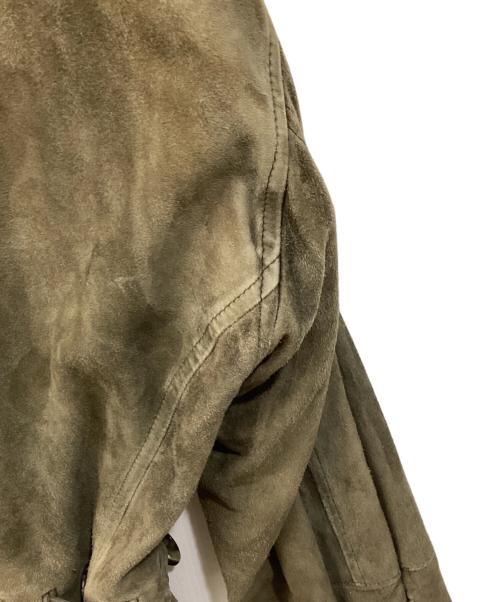 ISSEY MIYAKE MEN（イッセイミヤケメン）ISSEY MIYAKE MEN (イッセイミヤケメン) ヤギ革レザージャケット ブラウン サイズ:SIZE Mの古着・服飾アイテム
