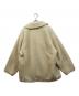 nano・universe (ナノ・ユニバース) ミドル丈 ボア Pコート ベージュ サイズ:SIZE Free：8000円