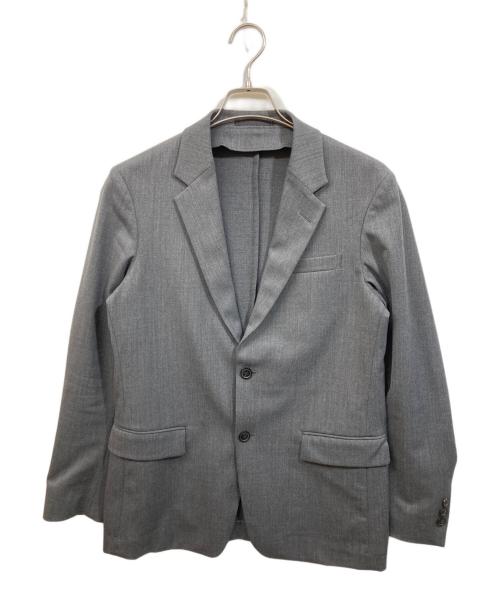 TOMORROW LAND（トゥモローランド）TOMORROW LAND (トゥモローランド) ウールポリエステルギャバジン シングルブレステッド2Bジャケット グレー サイズ:	SIZE 46の古着・服飾アイテム