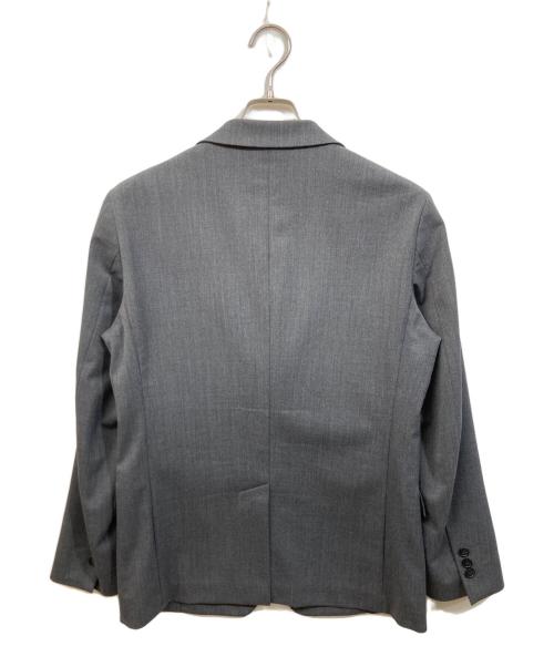 TOMORROW LAND（トゥモローランド）TOMORROW LAND (トゥモローランド) ウールポリエステルギャバジン シングルブレステッド2Bジャケット グレー サイズ:	SIZE 46の古着・服飾アイテム