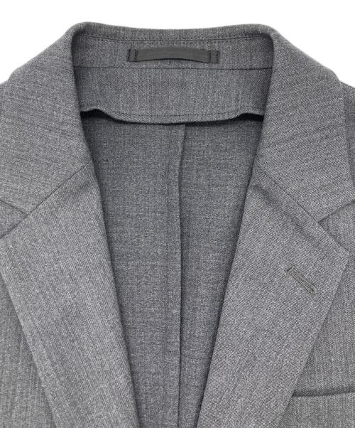 TOMORROW LAND（トゥモローランド）TOMORROW LAND (トゥモローランド) ウールポリエステルギャバジン シングルブレステッド2Bジャケット グレー サイズ:	SIZE 46の古着・服飾アイテム