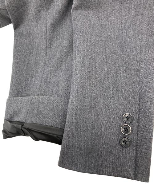 TOMORROW LAND（トゥモローランド）TOMORROW LAND (トゥモローランド) ウールポリエステルギャバジン シングルブレステッド2Bジャケット グレー サイズ:	SIZE 46の古着・服飾アイテム