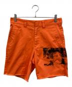 SUPREMEシュプリーム）の古着「Iggy pop work short」｜オレンジ