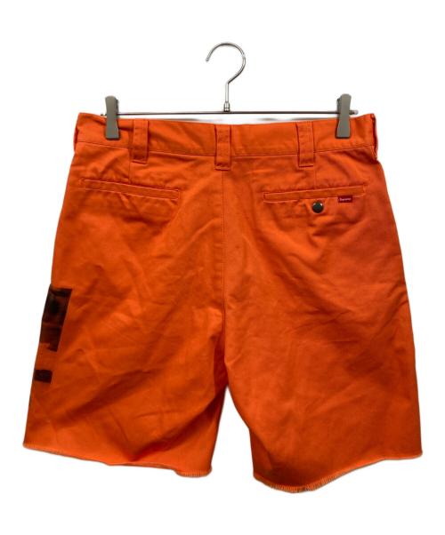 SUPREME（シュプリーム）Supreme (シュプリーム) Iggy pop work short オレンジ サイズ:	SIZE 30の古着・服飾アイテム
