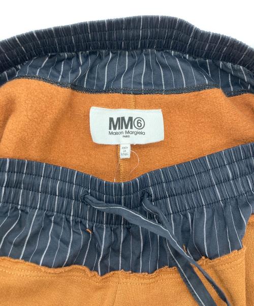 MM6 Maison Margiela（エムエムシックスメゾンマルジェラ）MM6 Maison Margiela (エムエムシックスメゾンマルジェラ) スイッチングドロストパンツ ブラウン サイズ:SIZE Sの古着・服飾アイテム