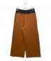 MM6 Maison Margiela (エムエムシックスメゾンマルジェラ) スイッチングドロストパンツ ブラウン サイズ:SIZE S：10000円