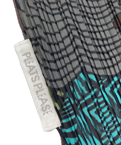 PLEATS PLEASE（プリーツプリーズ）PLEATS PLEASE (プリーツプリーズ) プリーツストール ブラウンの古着・服飾アイテム