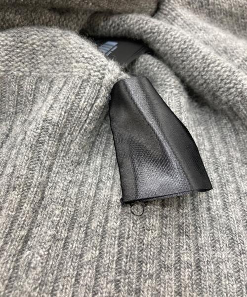 PRADA（プラダ）PRADA (プラダ) カシミヤ混ウールカーディガン ライトグレー サイズ:SIZE 38の古着・服飾アイテム