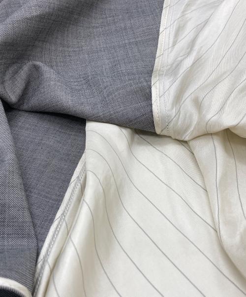 PRADA（プラダ）PRADA (プラダ) アシンメトリースカート グレー サイズ:40Sの古着・服飾アイテム