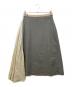 PRADA（プラダ）の古着「アシンメトリースカート」｜グレー