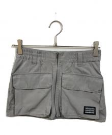 ANNA SUI（アナスイ）の古着「シャカ2ビッグポケットショートスカート」｜グレー
