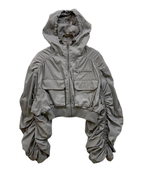 ANNA SUI（アナスイ）ANNA SUI (アナスイ) シャカ2シャーリングショートMA-1 グレー サイズ:Freeの古着・服飾アイテム