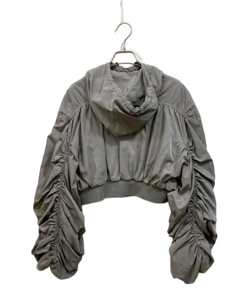 ANNA SUI（アナスイ）ANNA SUI (アナスイ) シャカ2シャーリングショートMA-1 グレー サイズ:Freeの古着・服飾アイテム