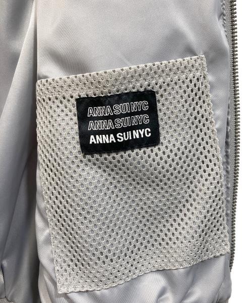ANNA SUI（アナスイ）ANNA SUI (アナスイ) シャカ2シャーリングショートMA-1 グレー サイズ:Freeの古着・服飾アイテム