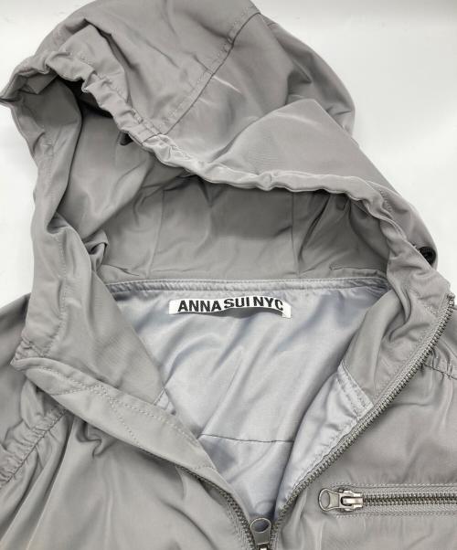 ANNA SUI（アナスイ）ANNA SUI (アナスイ) シャカ2シャーリングショートMA-1 グレー サイズ:Freeの古着・服飾アイテム