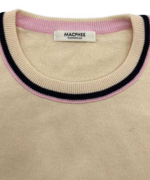 MACPHEE（マカフィー）MACPHEE (マカフィー) ドライコットン クルーネックプルオーバー アイボリー サイズ:	SIZE Sの古着・服飾アイテム