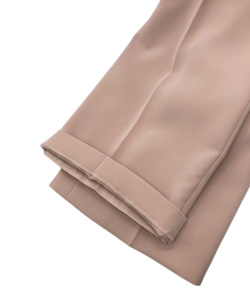 Aveniretoile（アベニールエトワール）Aveniretoile (アベニールエトワール) センタープレスツータックワイドパンツ ピンク サイズ:SIZE　30の古着・服飾アイテム