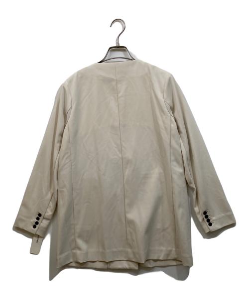 Lily Brown（リリーブラウン）Lily Brown (リリーブラウン) ノーカラージャケット アイボリー サイズ:Free 未使用品の古着・服飾アイテム