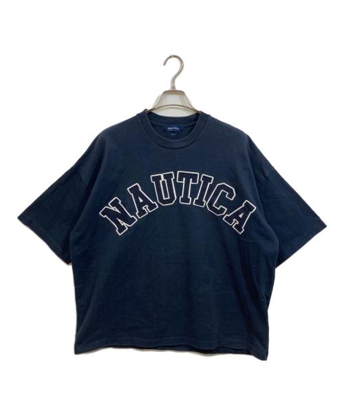 NAUTICA（ノーティカ）NAUTICA (ノーティカ) アーチロゴショートスリーブTシャツ ネイビー サイズ:	SIZE XLの古着・服飾アイテム