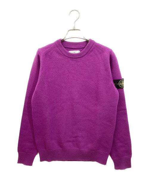 STONE ISLAND（ストーンアイランド）STONE ISLAND (ストーンアイランド) クルーネックスウェットトレーナー パープル サイズ:Sの古着・服飾アイテム