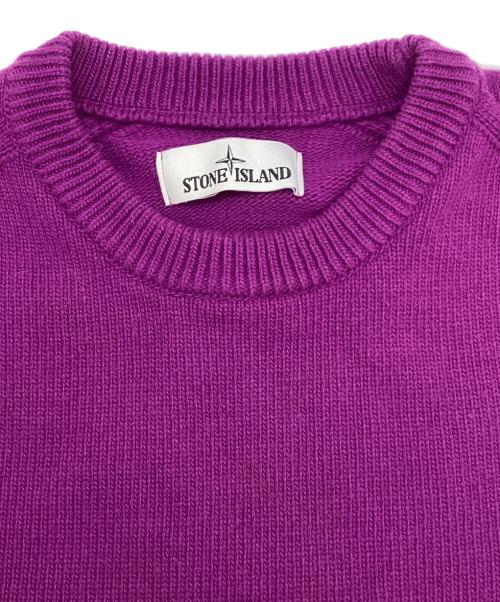 STONE ISLAND（ストーンアイランド）STONE ISLAND (ストーンアイランド) クルーネックスウェットトレーナー パープル サイズ:Sの古着・服飾アイテム