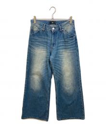 HARE（ハレ）の古着「デニムワイドフレアパンツ」｜インディゴ