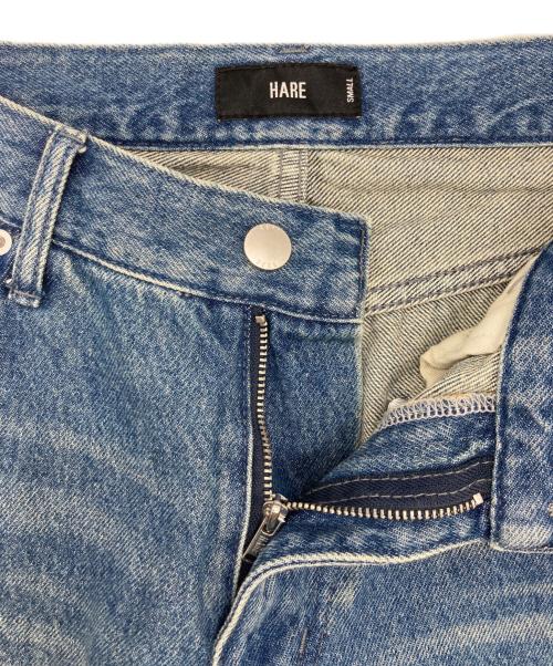 HARE（ハレ）HARE (ハレ) デニムワイドフレアパンツ インディゴ サイズ:Sの古着・服飾アイテム