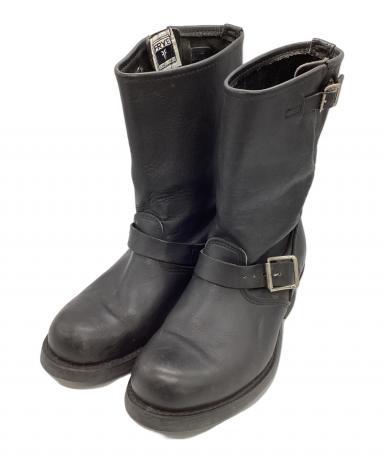 中古・古着通販】FRYE (フライ) エンジニアブーツ ブラック サイズ:8