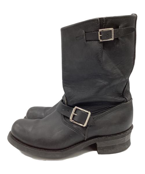 FRYE（フライ）FRYE (フライ) エンジニアブーツ ブラック サイズ:8の古着・服飾アイテム