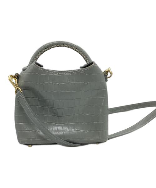 elleme（エレメ）elleme (エレメ) 2WAY型押しバッグ スカイブルーの古着・服飾アイテム